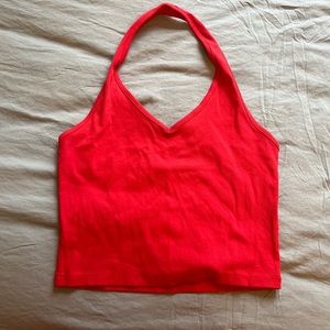Cute red halter top